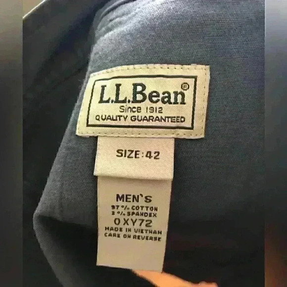 LLBean Brown Jeans Mens 42x30 - Picture 7 of 7